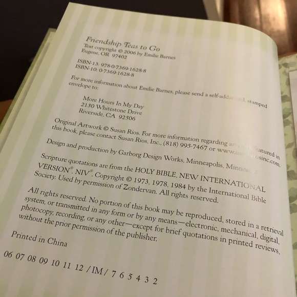 ☕️ Friendship Teas to Go by Emilie Barnes - Picture 5 of 6